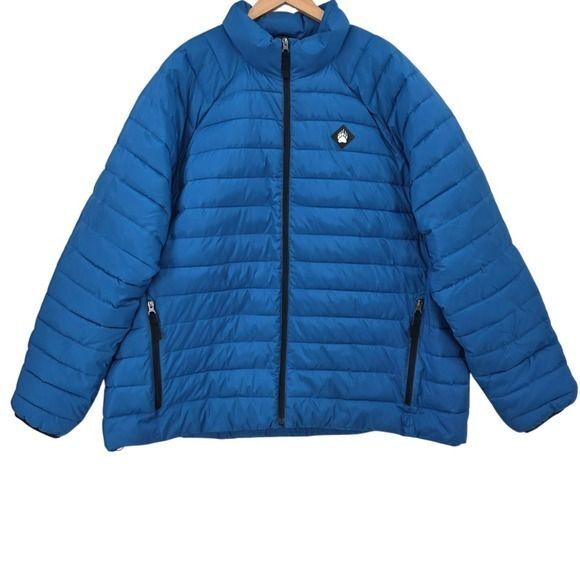 Duluth Trading Co Other - Duluth Trading Co. Alaskan Hardgear Mens 3XL Blue Puffin Mock Jacket